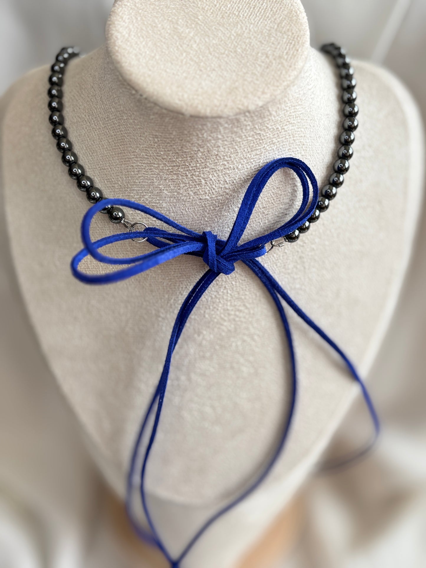 Колие Velvet bow Hema