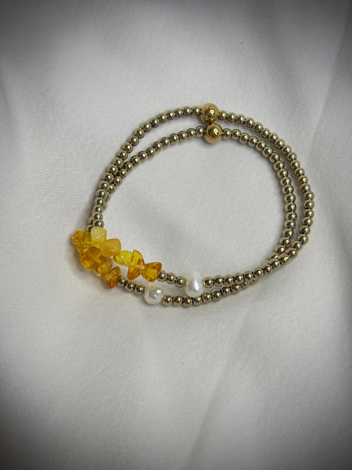 NEW Гривна Honey Pearl