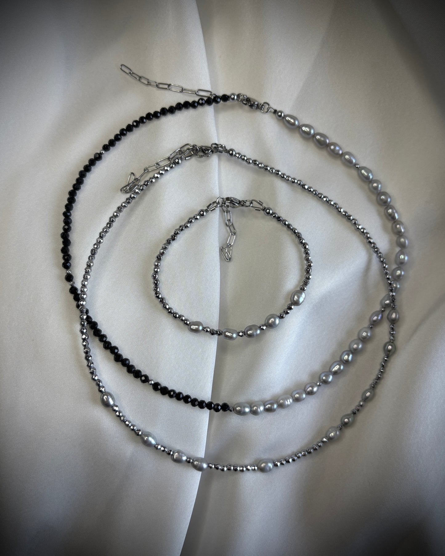 NEW Колие/Гривна Shadow Pearl