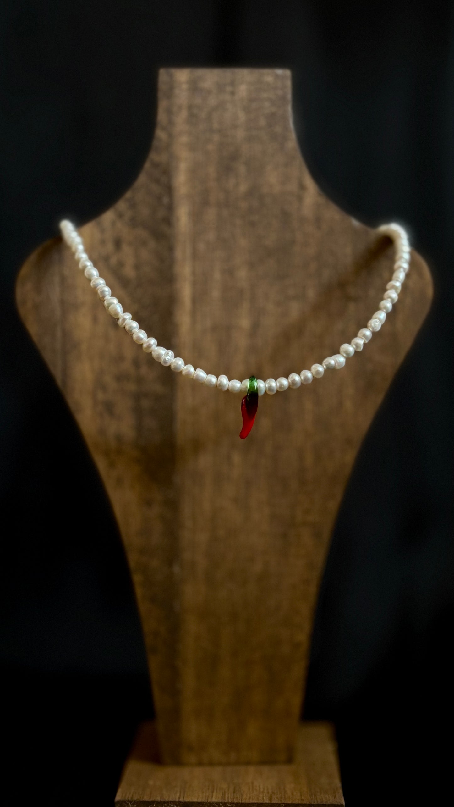 Колие Red hot chili Pearls